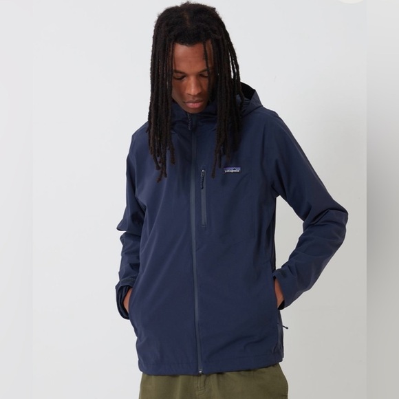Patagonia Quandary Hooded Rain Jacket Men's Navy XS